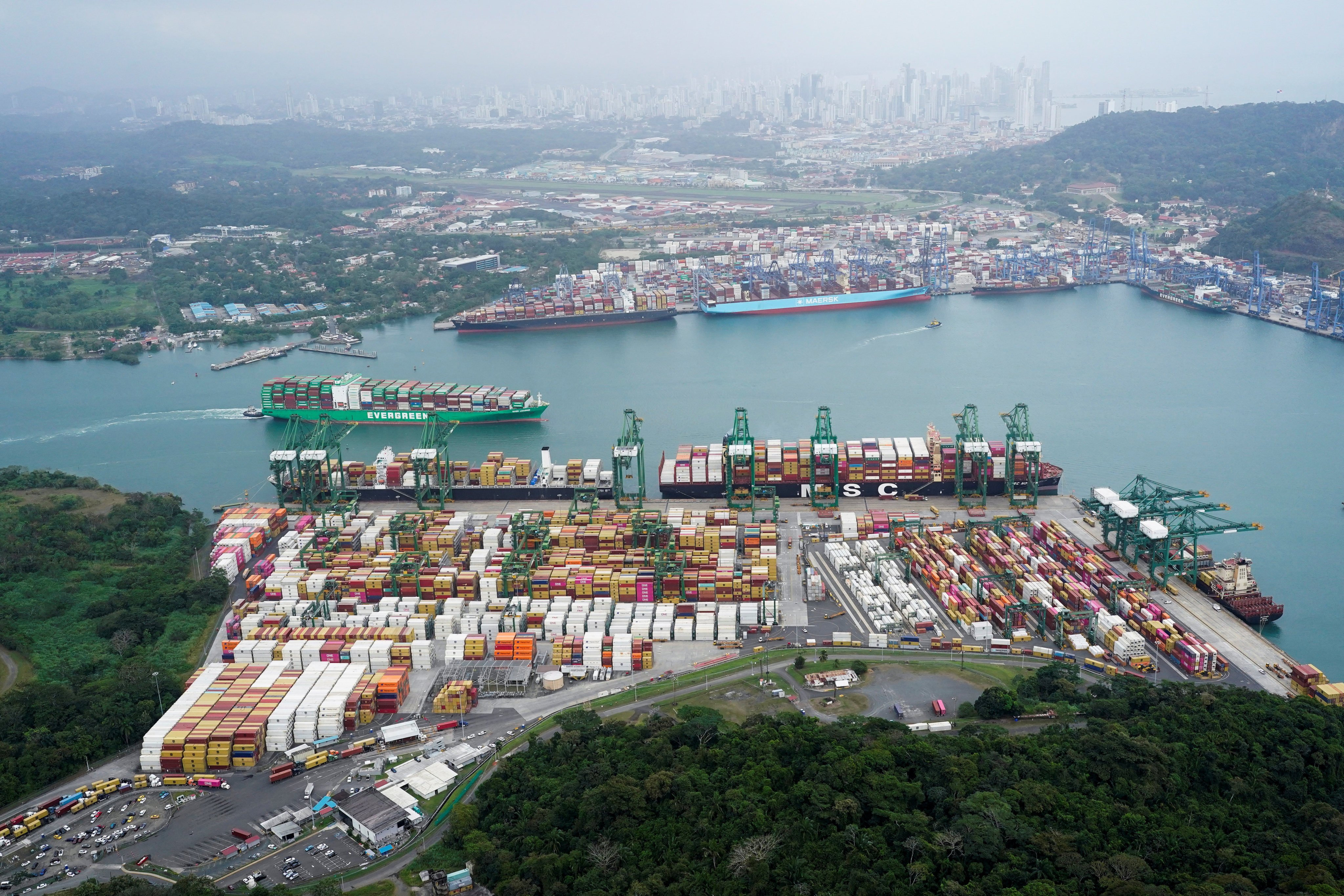 The sale of CK Hutchison’s two ports at each end of the Panama Canal were part of a US$23 billion deal that will leave the company pocketing US$19 billion in cash. Photo: Reuters