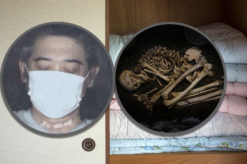 A Japanese man hid his father’s body in a wardrobe for two years to avoid the costs of a funeral and is now under investigation for pension fund fraud. Photo: SCMP composite/newsdig.tbs.co.jp/Shutterstock