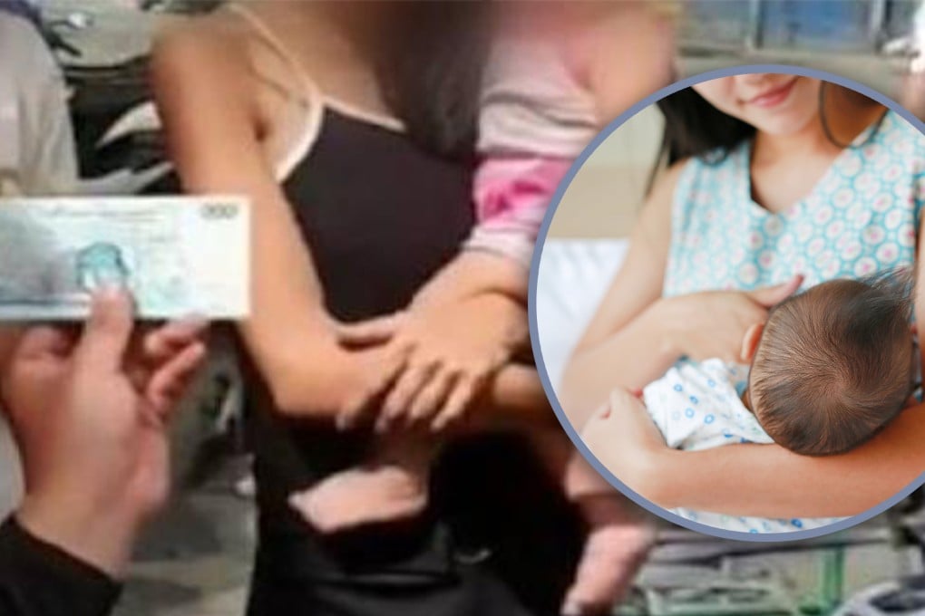 A Korean influencer based in the Philippines has been slammed for buying and drinking breast milk bought from local mothers. Photo: SCMP composite/Shutterstock/Yahoo